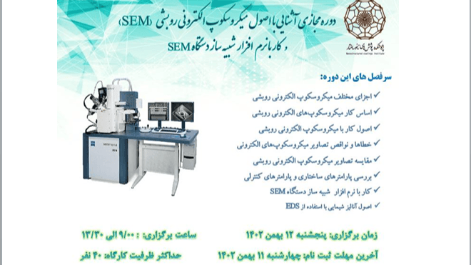 کارگاه میکروسکوپ الکترونی روبشی FESEM