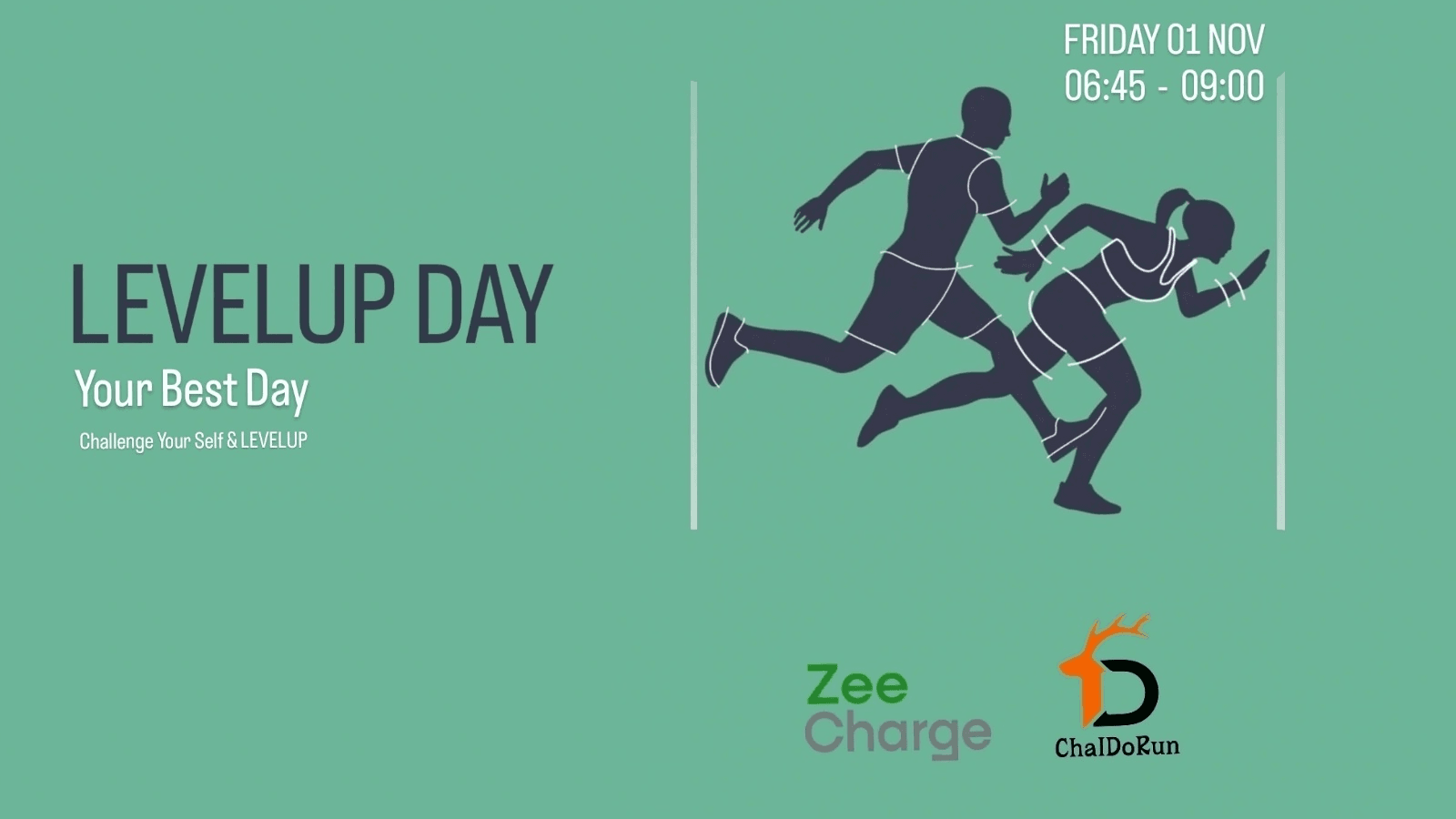  LevelUpDay 🧡🦌 - Your Best Day 🏃‍♀️🏃‍♂️