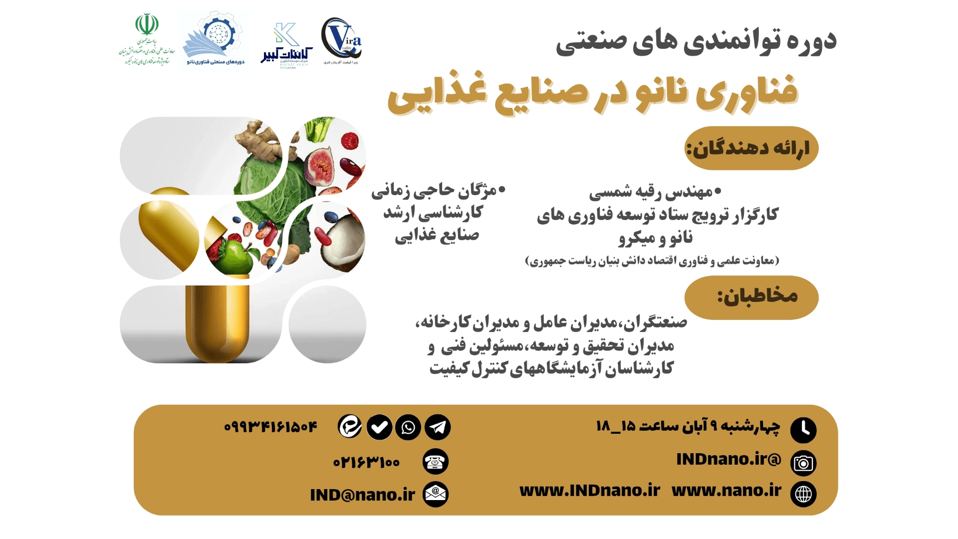 فناوری نانو در صنایع غذایی 