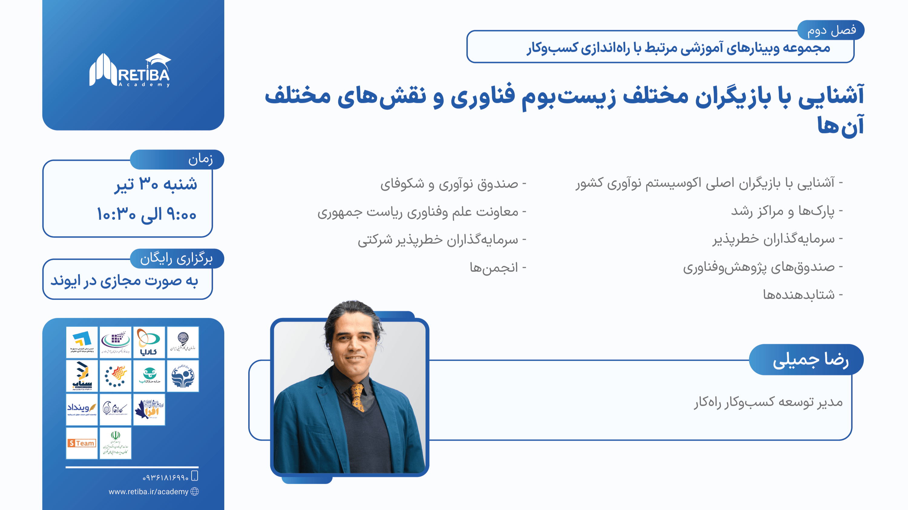 آشنایی با بازیگران مختلف زیست بوم فناوری و نقش‌های آن‌ها