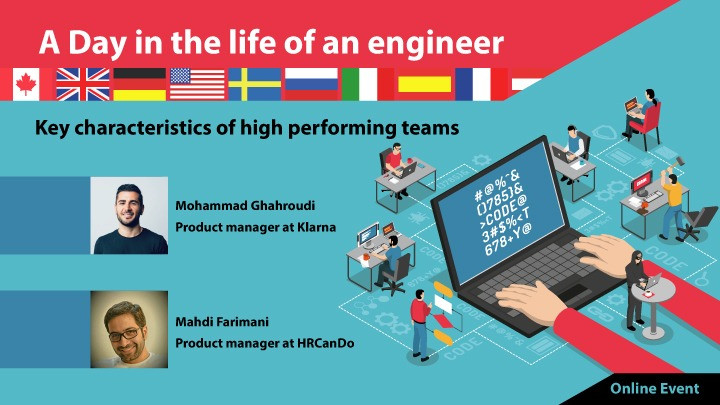 یک روز زندگی یک مهندس نرم افزار در یک تیم بین المللی
