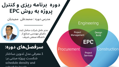 دوره برنامه ریزی و کنترل پروژه در پروژه های EPC